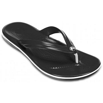 Crocs Crocband™ Flip Sandaler Dam Svarta | Sverige 0508FDNM